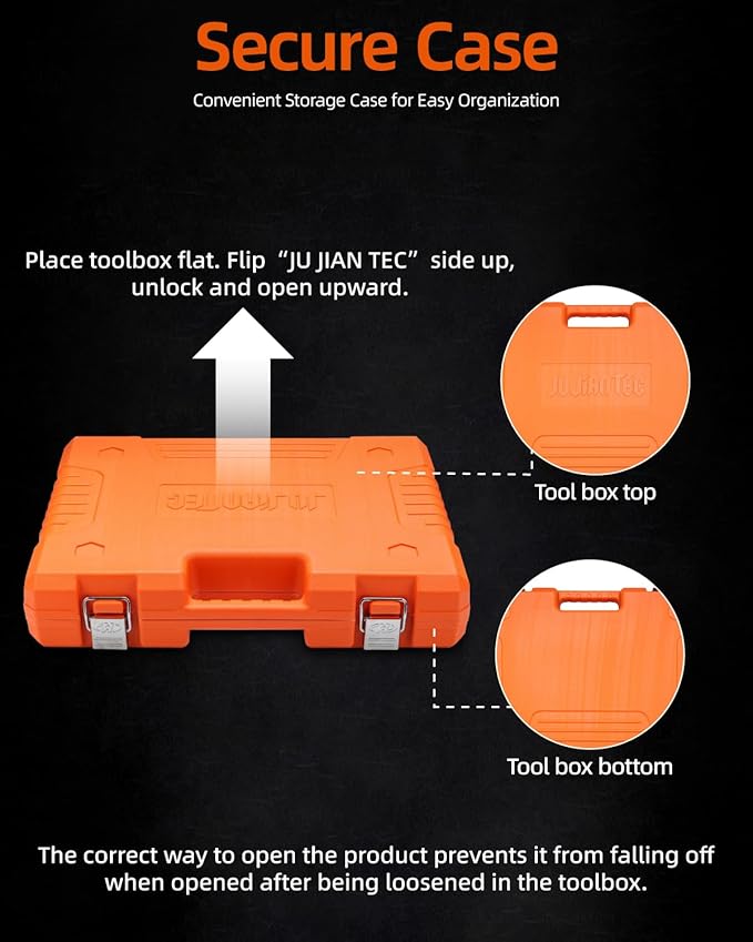 TorqueMaster™ 201-Piece Mechanics Socket & Ratchet Set