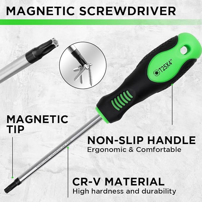 MaxDrive™ 90-Piece Magnetic Screwdriver & Bit Set