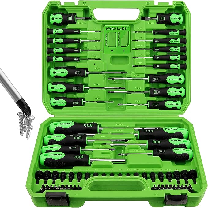 MaxDrive™ 90-Piece Magnetic Screwdriver & Bit Set