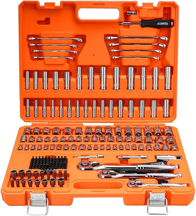 TorqueMaster™ 201-Piece Mechanics Socket & Ratchet Set